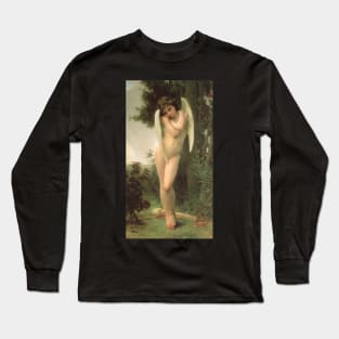 Cupidon (aka Cupid) by Bouguereau Long Sleeve T-Shirt